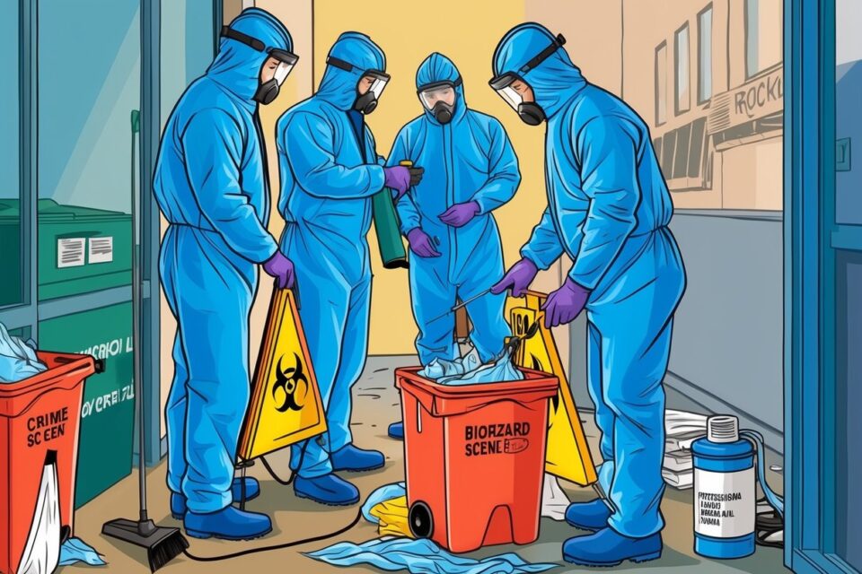 Crime scene cleanup services in Rockford