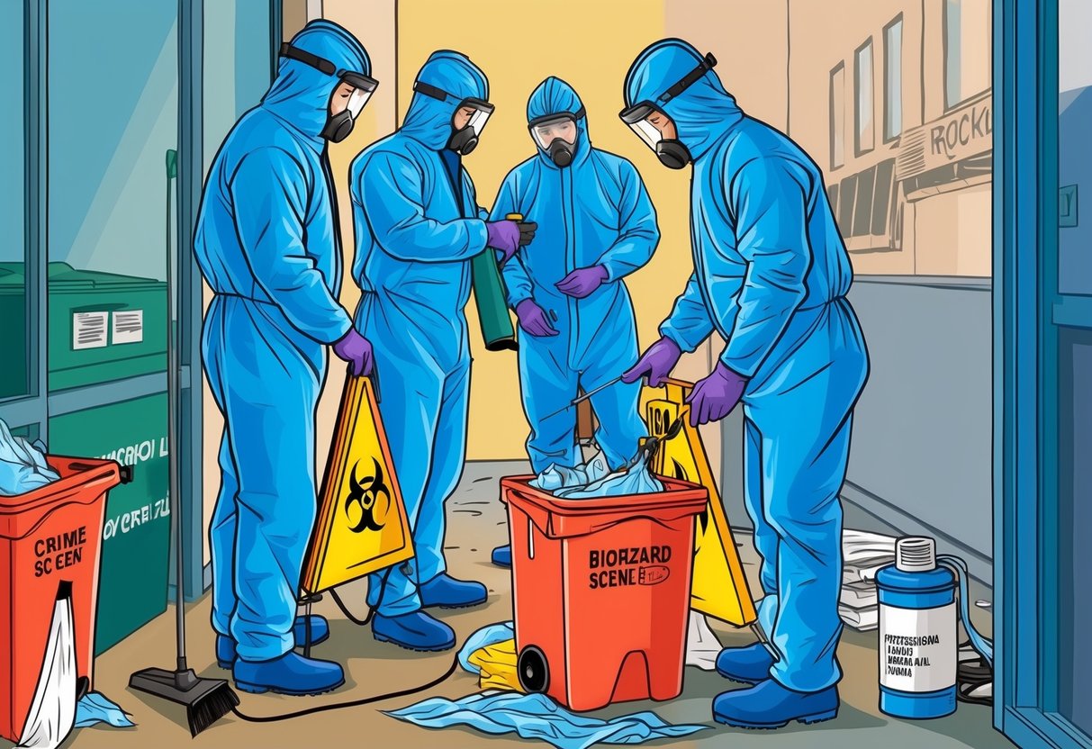 Crime scene cleanup services in Rockford